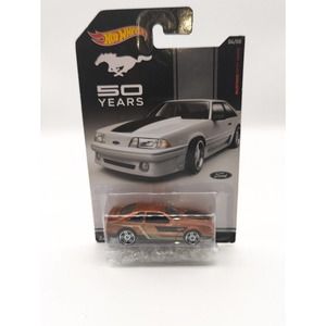 Hot Wheels Mustang 50 Years Orange 1992 Ford Mustang